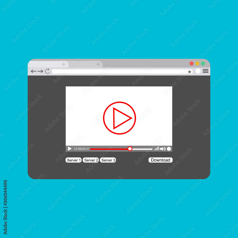 Aufkleber video player with web streaming. website for sharing videos.easy to use and highly customizable. mod