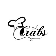 women chef crabs logo designs