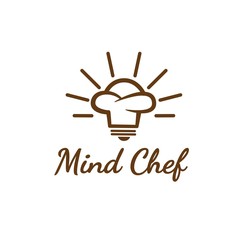 mind chef logo designs simple modern