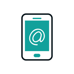 Digital smartphone icon vector design