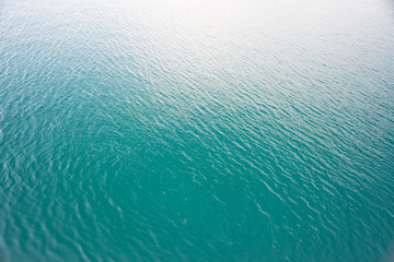 Obraz premium Aqua green water ripples