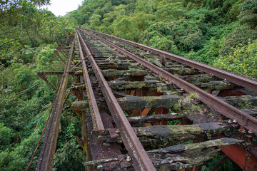 Fototapeta premium Funicular Railway Transportation System - Paranapiacaba