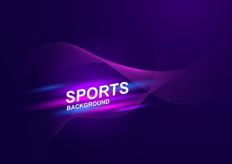 Modern abstract sports background. Vector illustration
