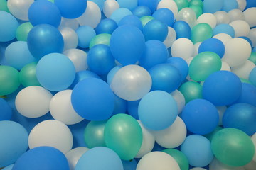 Colorful kids balloon ball pit or ball pool playground for children