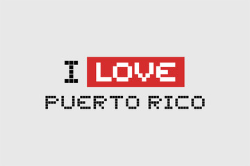 I love Puerto Rico message