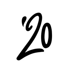 New year 2020 symbol