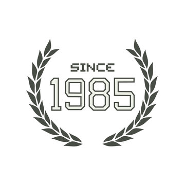 since 1985 classic symbol