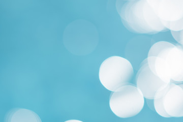 blue bokeh background