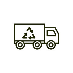 truck recycle environment ecology line and fill