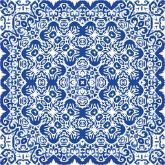 Antique portuguese azulejo ceramic.