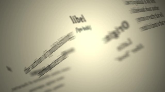 Definition: Libel