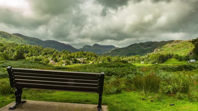 3 x Time Laspe segments from the cloudy and windy  Lake District, Summer 2019.