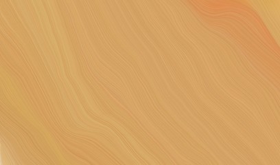 modern waves background illustration with sandy brown, burly wood and peru color