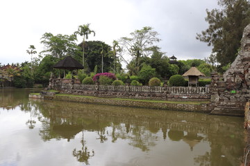 Fototapeta premium A beautiful view of Taman Ayun temple in Bali, Indonesia.