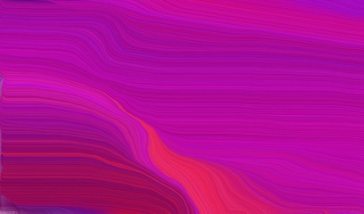 smooth swirl waves background illustration with medium violet red, firebrick and purple color