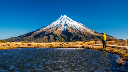 View of Mt. Taranaki (Mt. Egmont), New Zealand