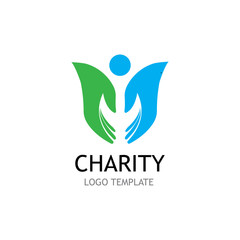 HAND CARE LOGO TEMPLATE VECTOR.