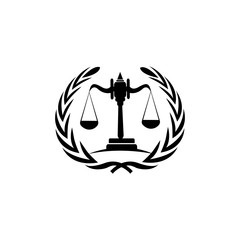 JUSTICE LOGO ILUSTRATION AND  VECTOR  TEMPLATES