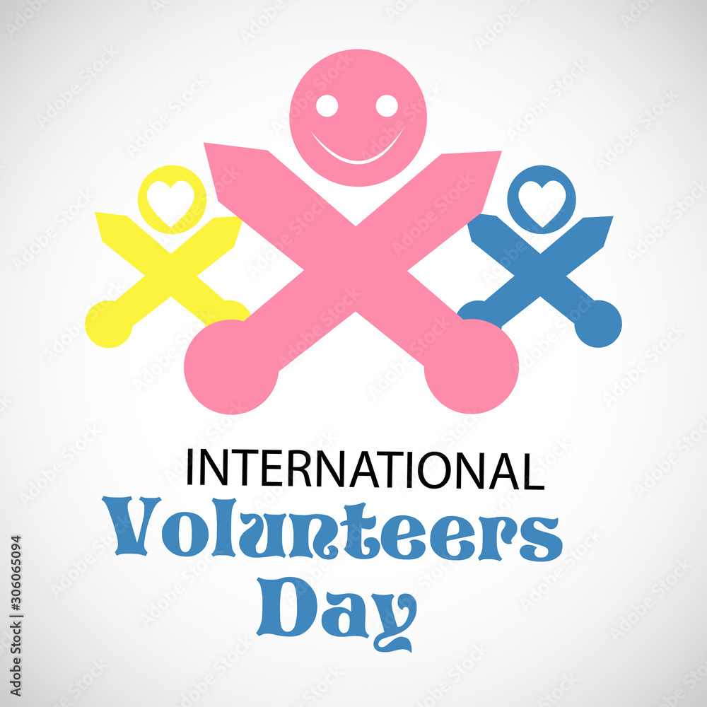 Poster international volunteers day