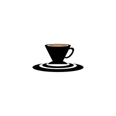 Coffee cup logo template vector icon design