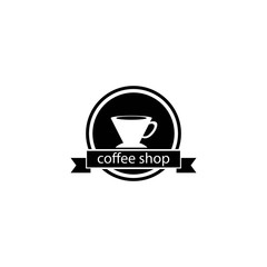Coffee cup logo template vector icon design