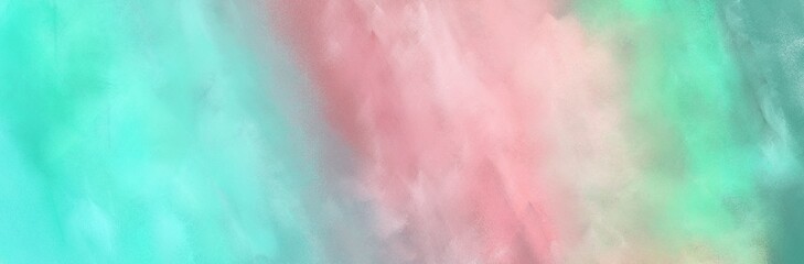 header grunge background with sky blue, baby pink and aqua marine color and space for text or image