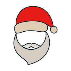 Merry christmas santa vector design