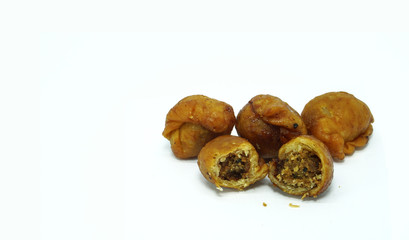 Pan sip  Thai snack  white background