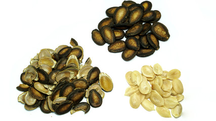 Group of Baked melon seeds