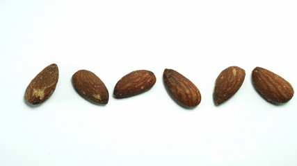 group of Salted Almonds Seeds