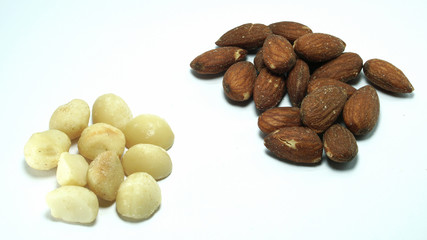 Compare Almond and Hazelnut  seed