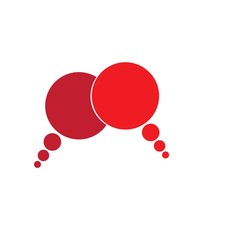 talk buble vector illustration free