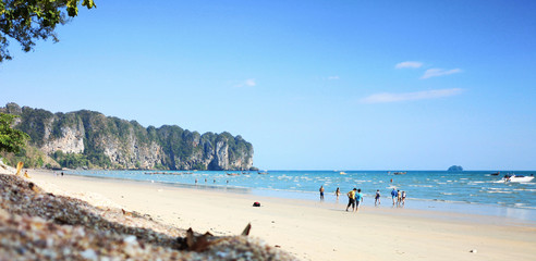 the tourist on tje beach