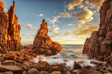 The Pinnacles Rock, Cape Woolami, Phillip Island, Australia - obrazy, fototapety, plakaty