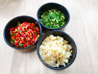 Scallion Garlic Chilli