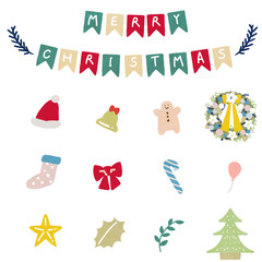 Fototapeta premium クリスマス素材 イラスト
