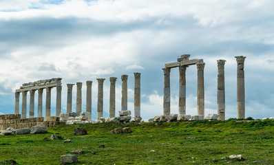 The historic city walls of the ancient city of Laodicea, home to one of the first churches of...
