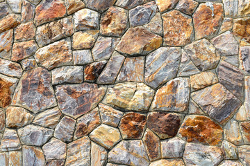 Brown stone wall