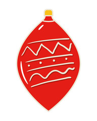 Merry christmas sphere vector design