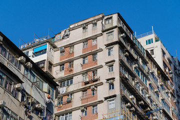 Residential buildings in Yaumatei, Hong Kong
