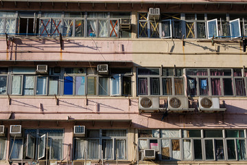Residential buildings in Yaumatei, Hong Kong - 306081045