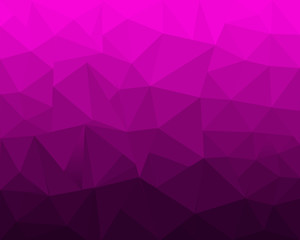 Background: purple abstract geometric pattern with triangles