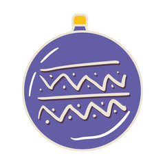 Merry christmas sphere vector design