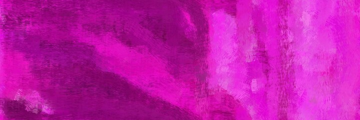 header illustration painted brush with medium violet red, dark magenta and neon fuchsia color
