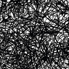 Obraz premium Seamless abstract grunge background. Black and white pattern of repeating elements