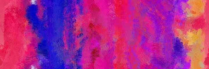 seamless pattern illustration art painting with medium violet red, medium blue and dark orchid color