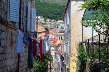 Fototapeta na wymiar Lane in Dubrovnik, Croatia