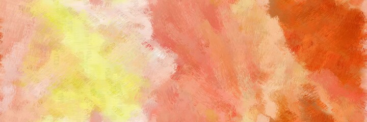 header illustration painting with burly wood, coffee and coral color