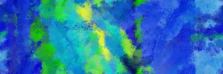 background design painting with strong blue, medium sea green and light sea green color