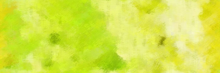 artwork illustration painted brush with green yellow, pale golden rod and khaki color